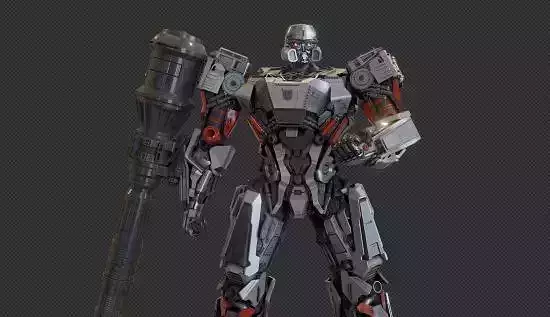 Transformers Megatron Cybertron Mode Bumblebee Movie Concept Art 3D model