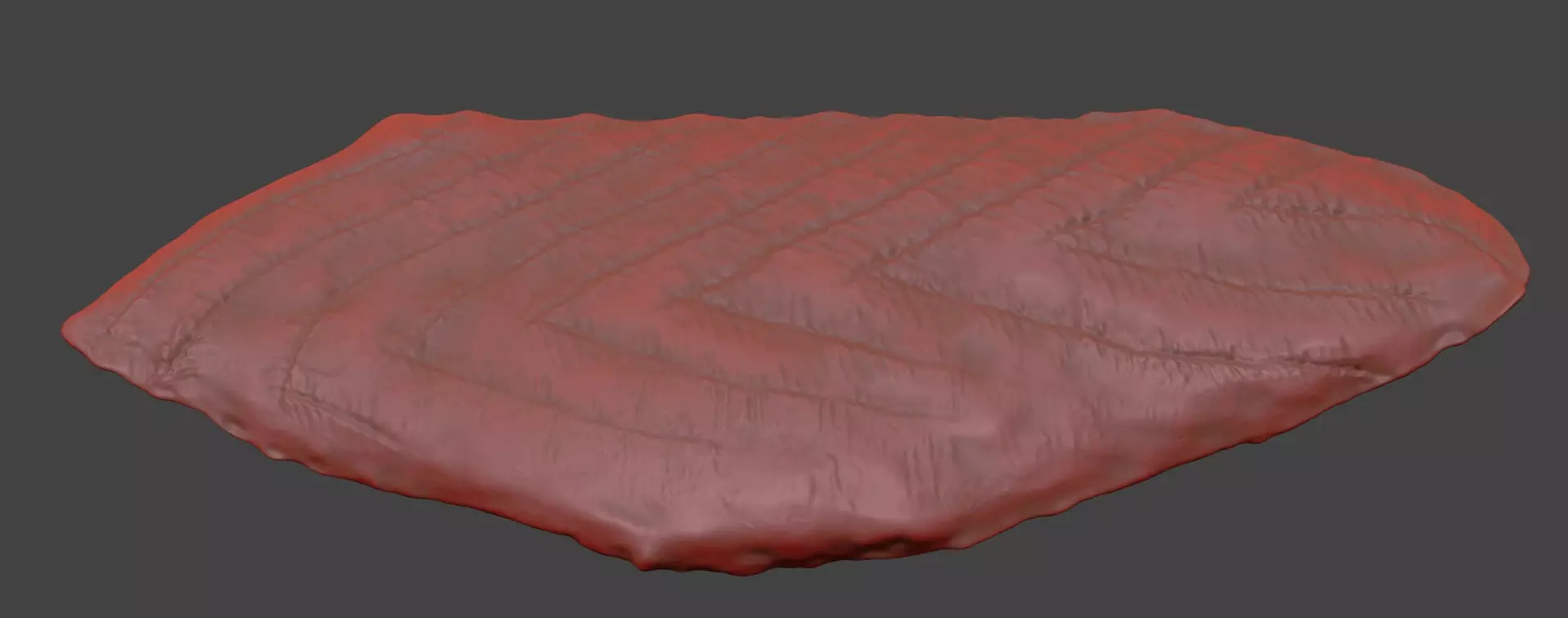 Salmon Slice 3D model_7