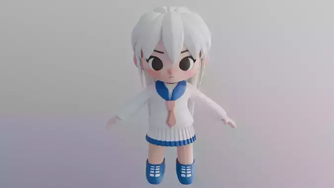 Cute Chibi 3D Character