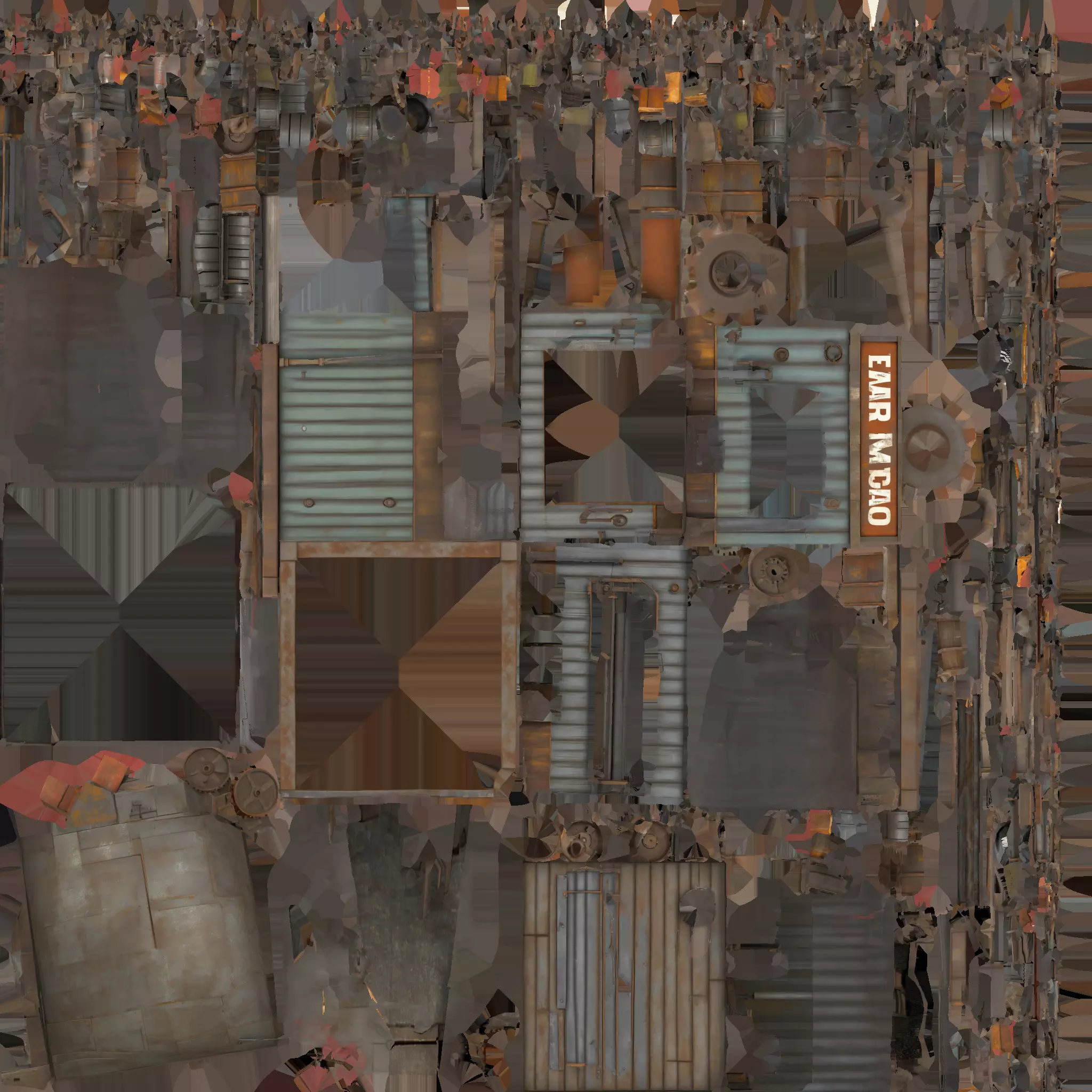 Repair shop  3D model_6