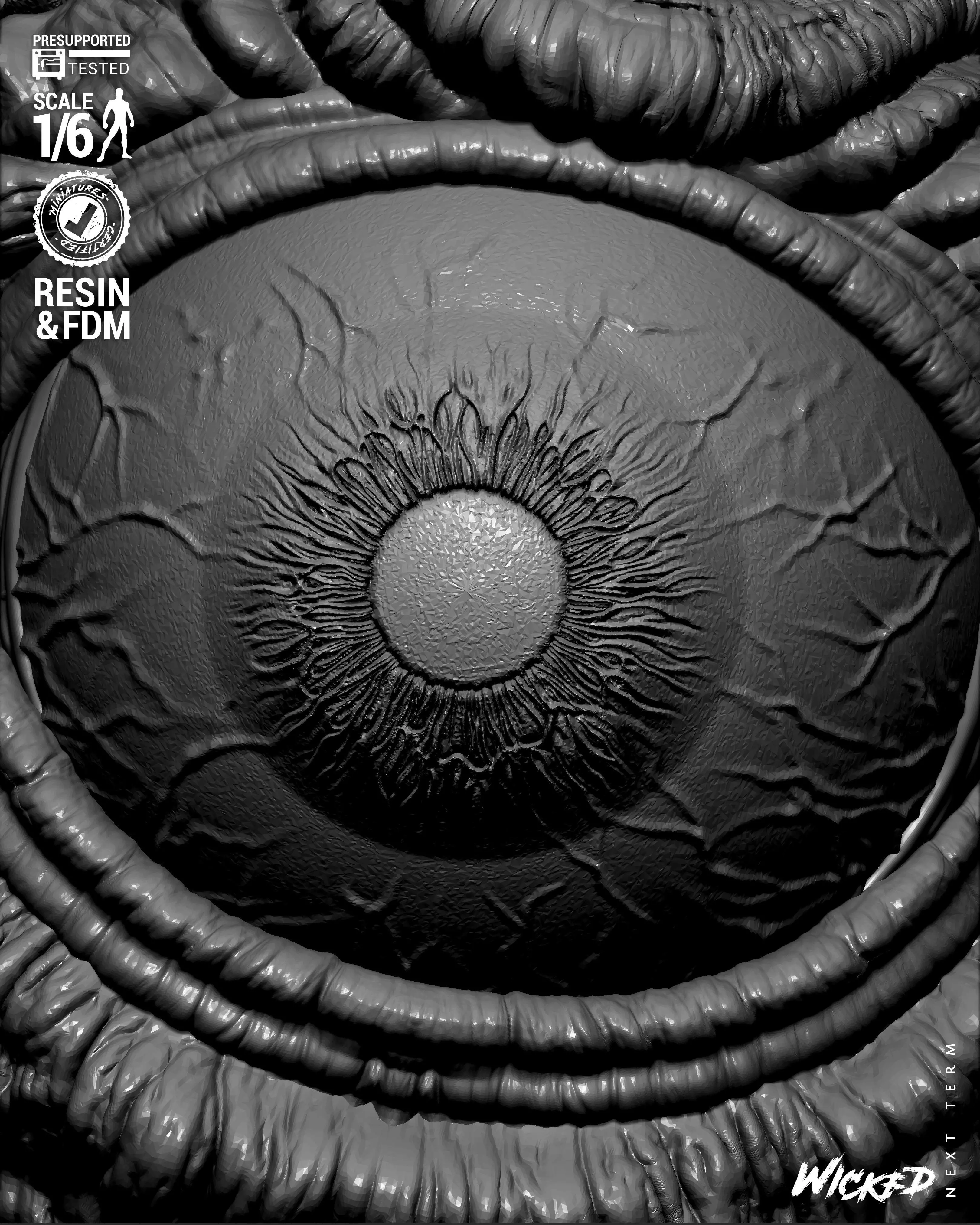 Wicked Marvel Shuma Gorath Sculpture 3D print model_40