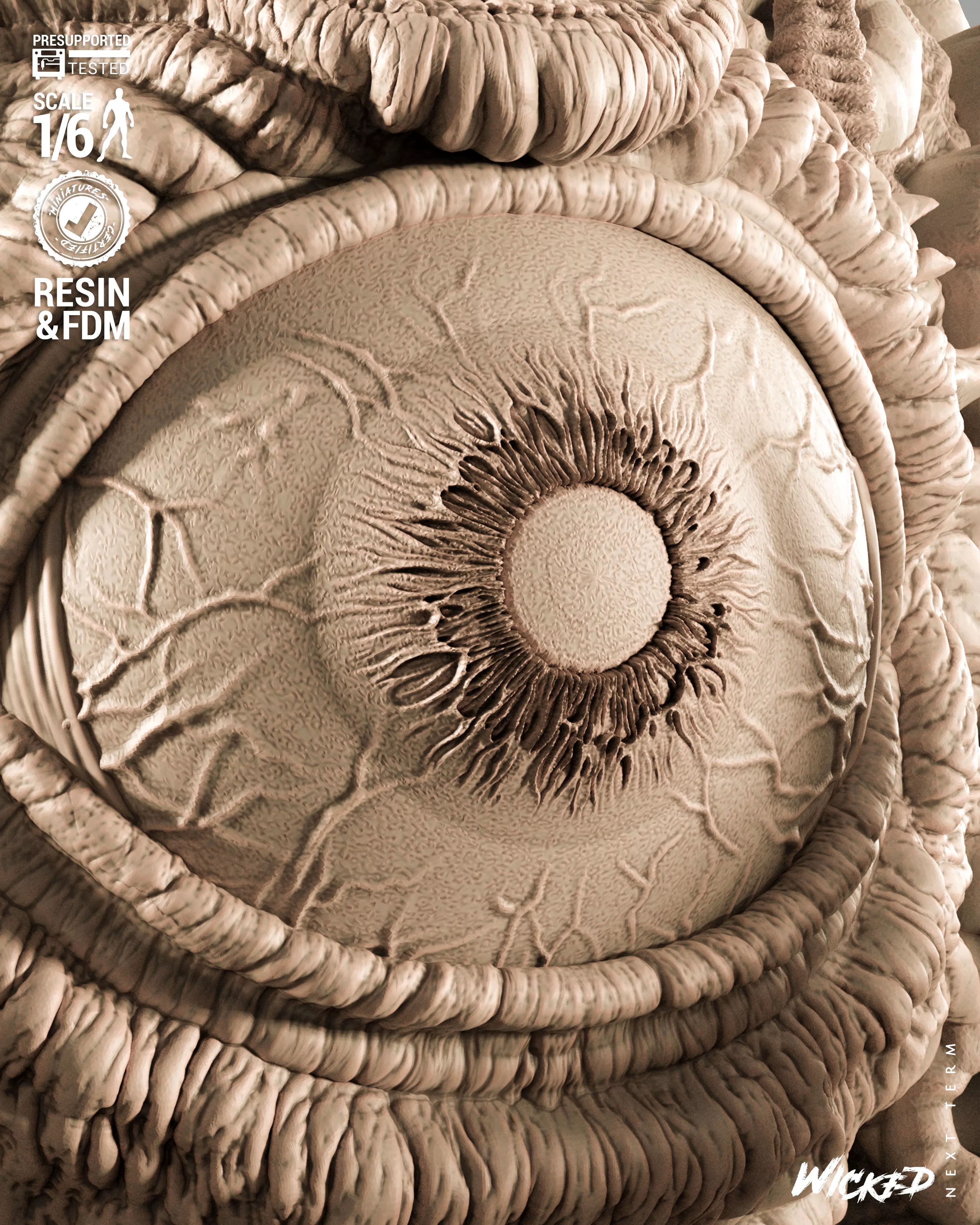 Wicked Marvel Shuma Gorath Sculpture 3D print model_8