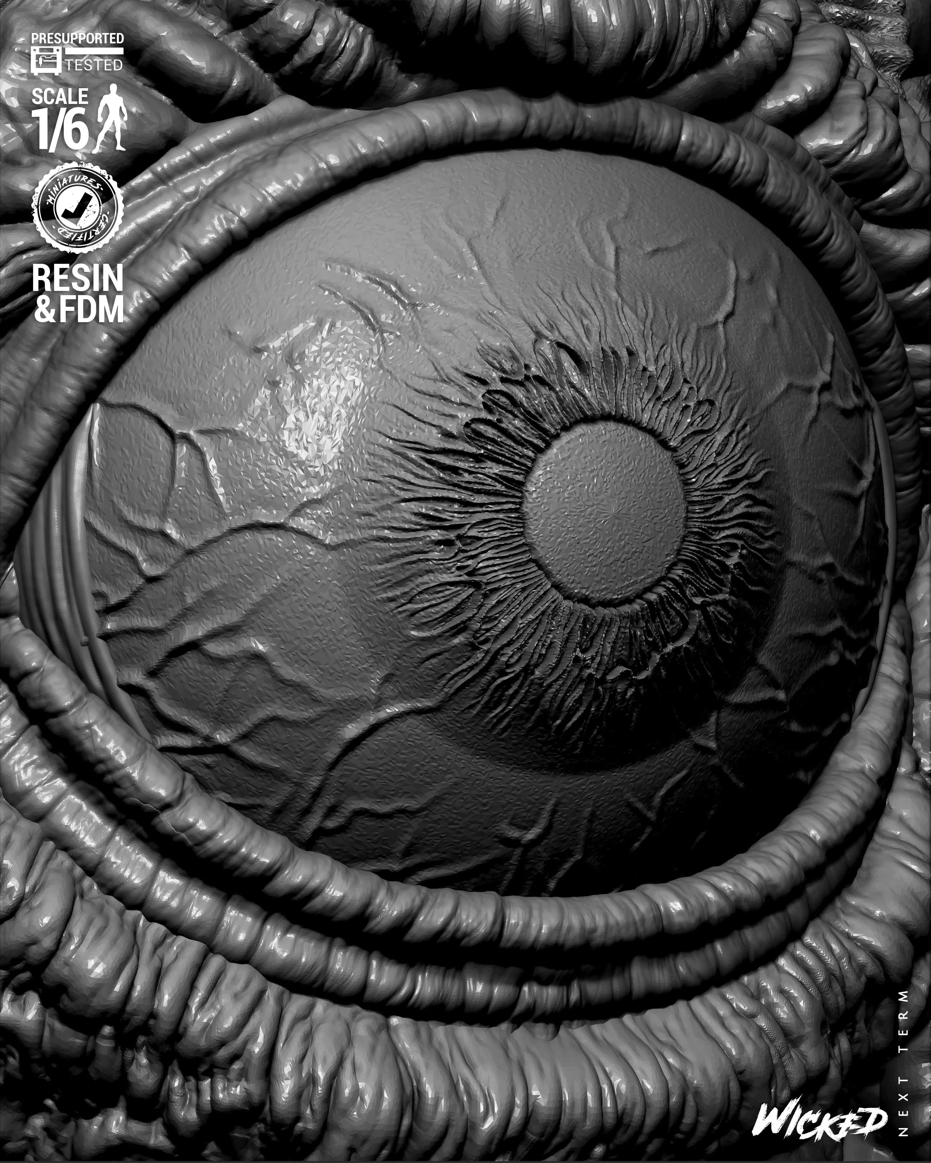 Wicked Marvel Shuma Gorath Sculpture 3D print model_57