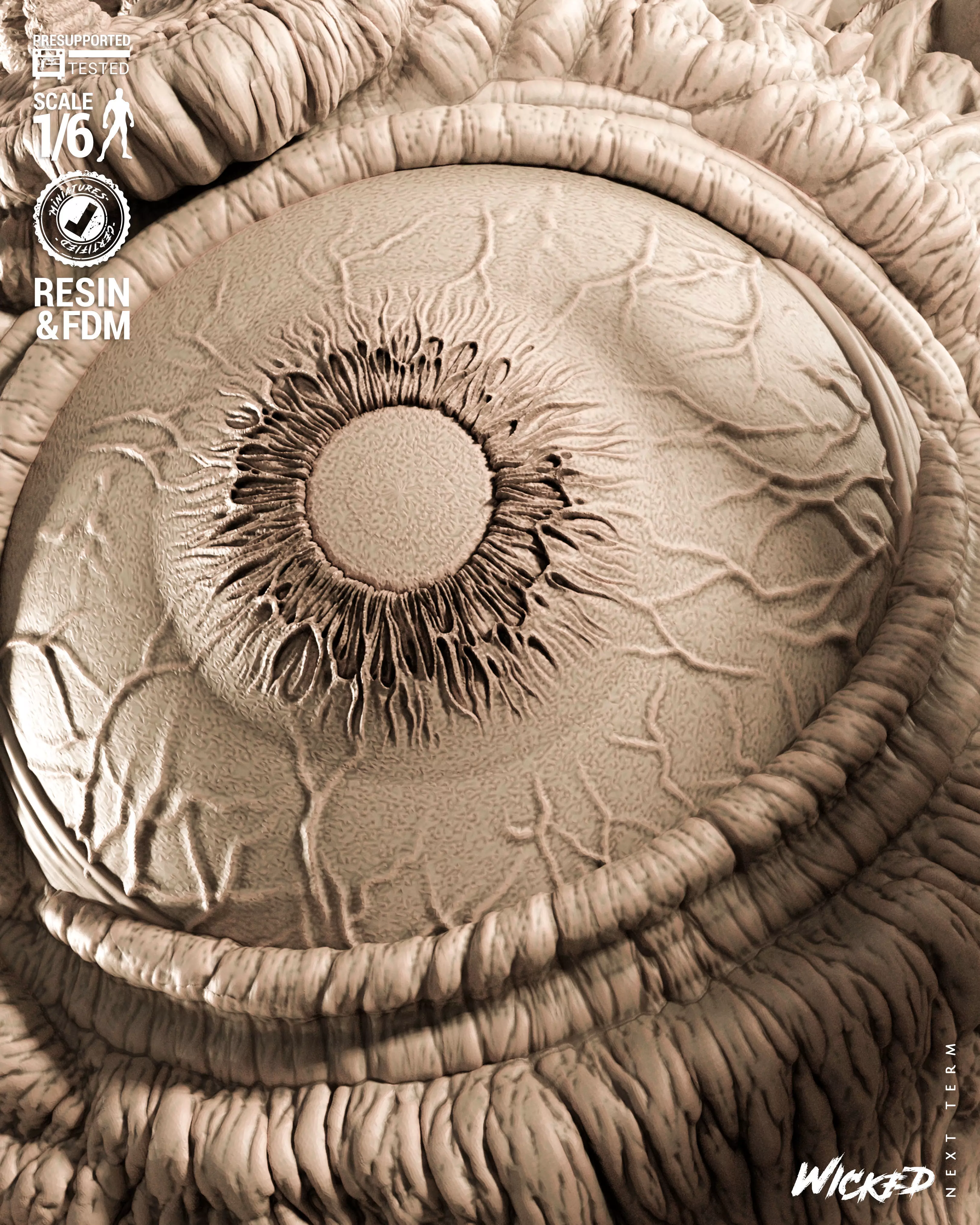 Wicked Marvel Shuma Gorath Sculpture 3D print model_10