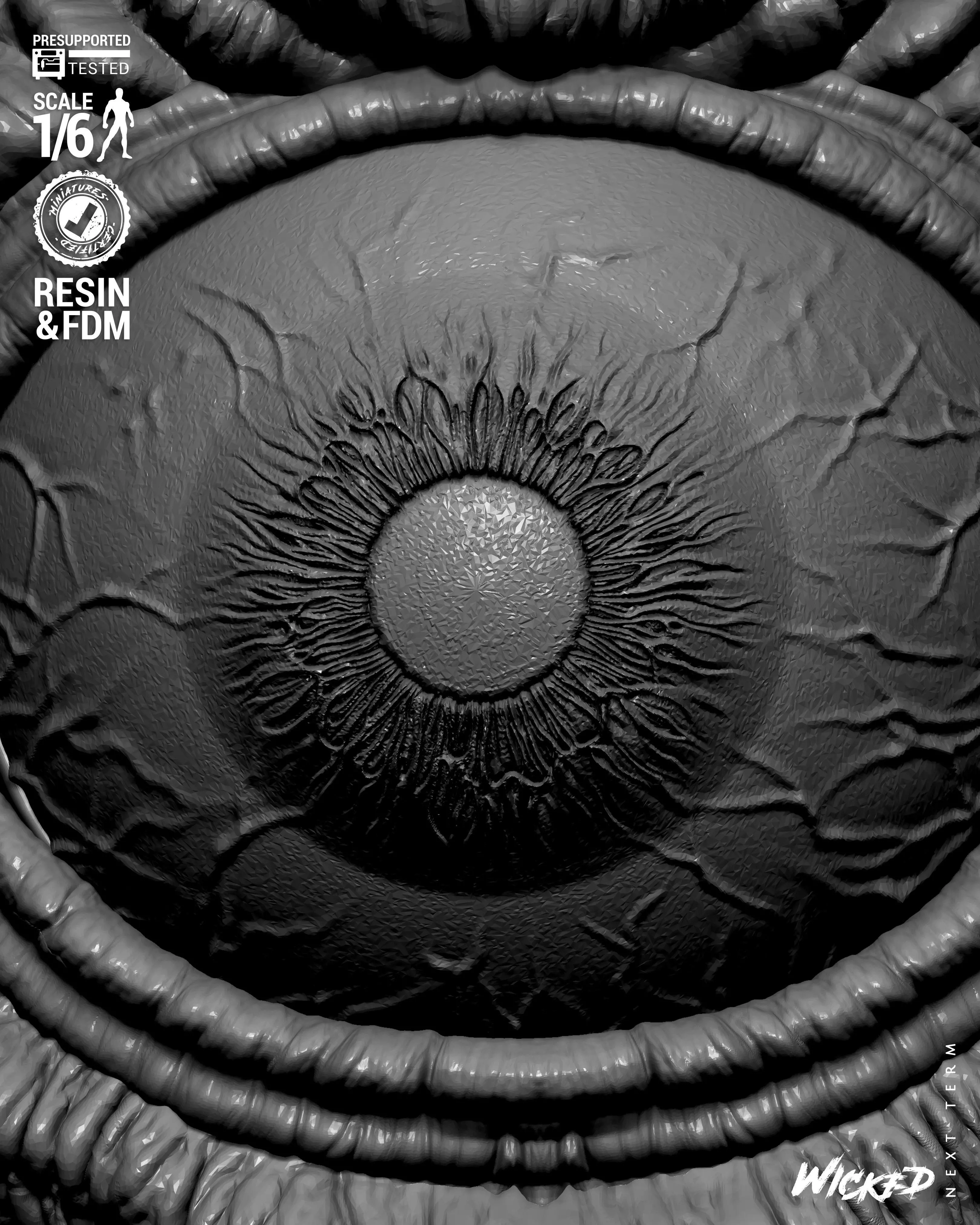 Wicked Marvel Shuma Gorath Sculpture 3D print model_55