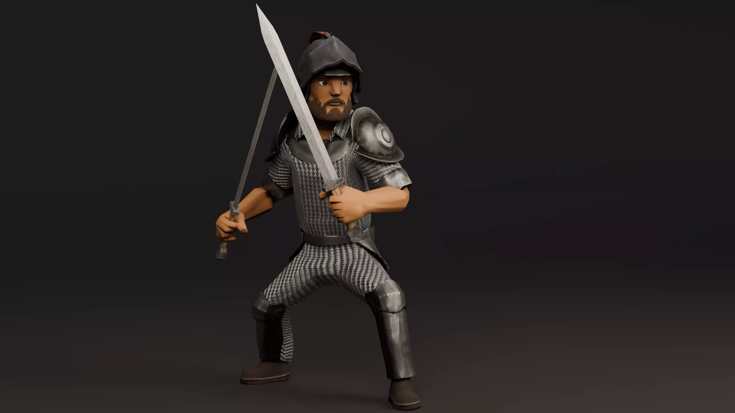 Medieval Workers Pack  6 Characters  6 Props Low Poly Stylized Low-poly 3D model_7