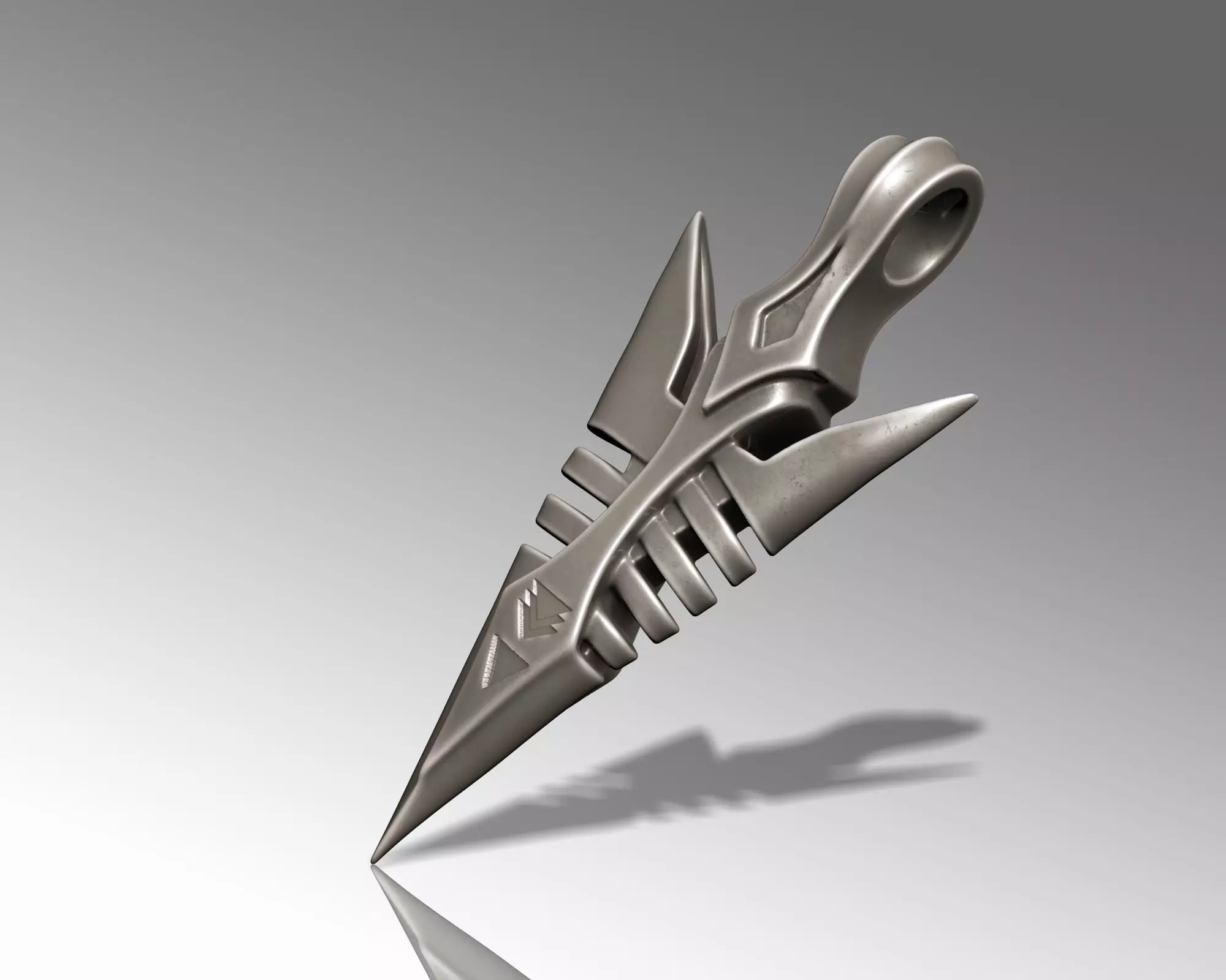 ANCIENT ARROW PENDANT M03 3D print model_2