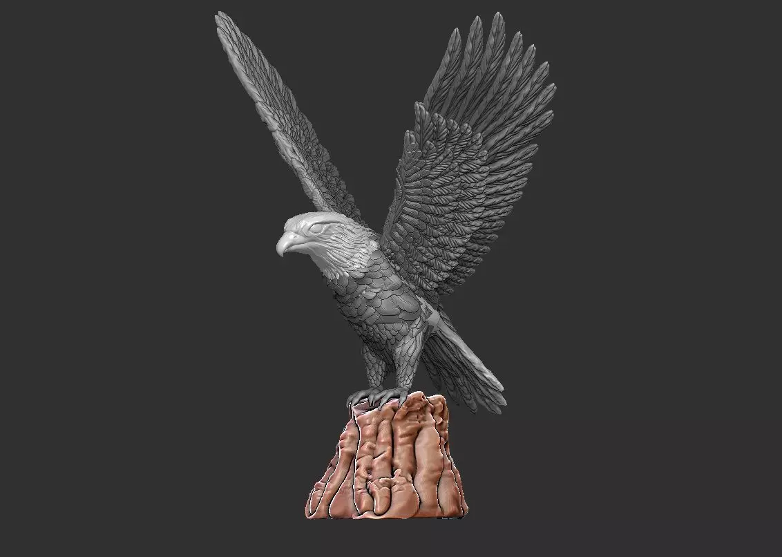 Eagle Ancient 3D print model_1