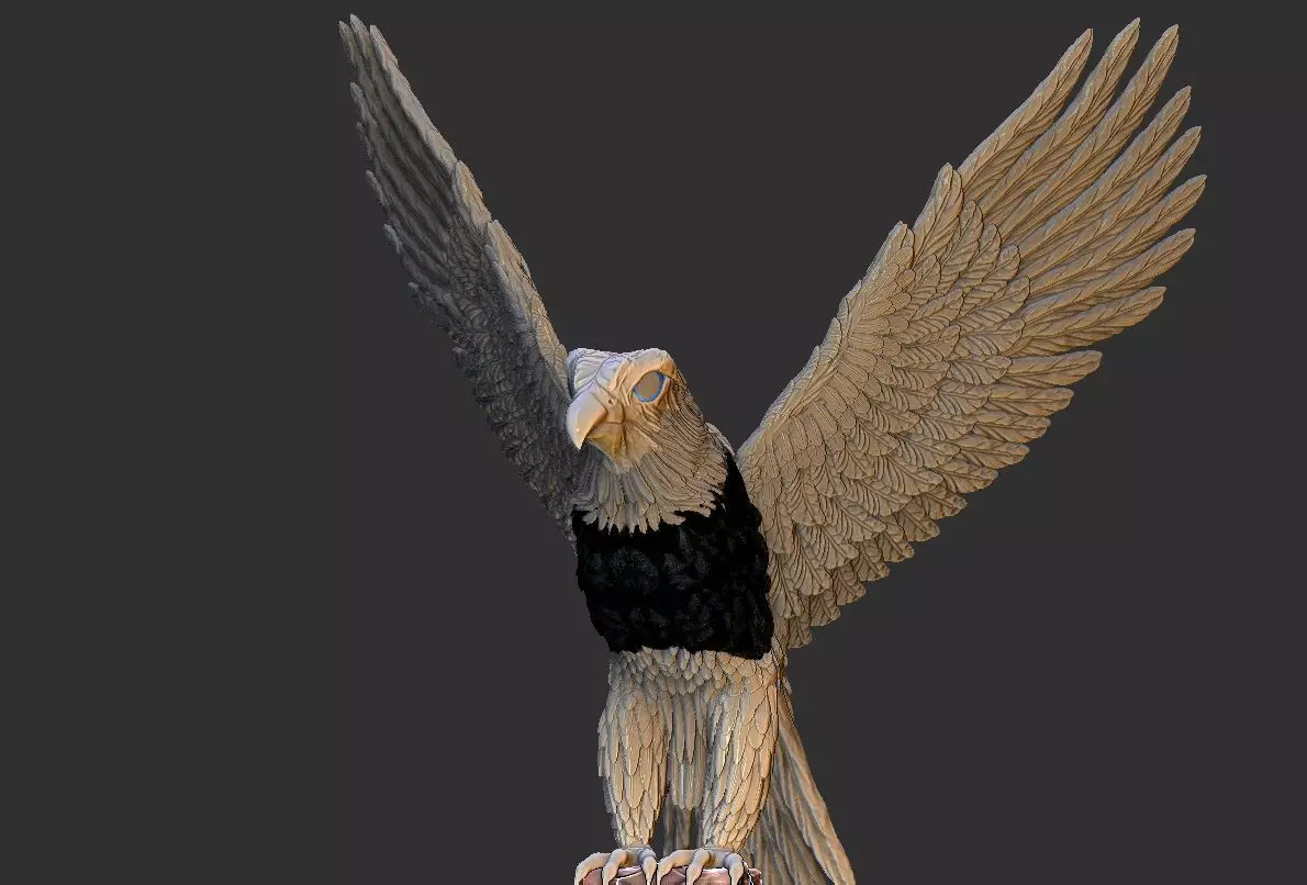 Eagle Ancient 3D print model_19