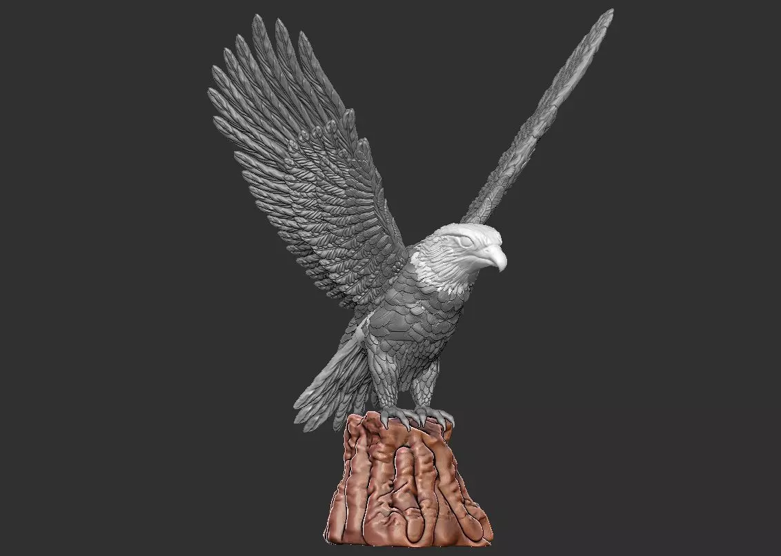 Eagle Ancient 3D print model_4