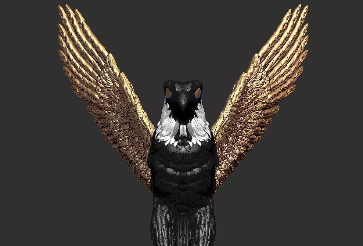 Eagle Ancient 3D print model_14