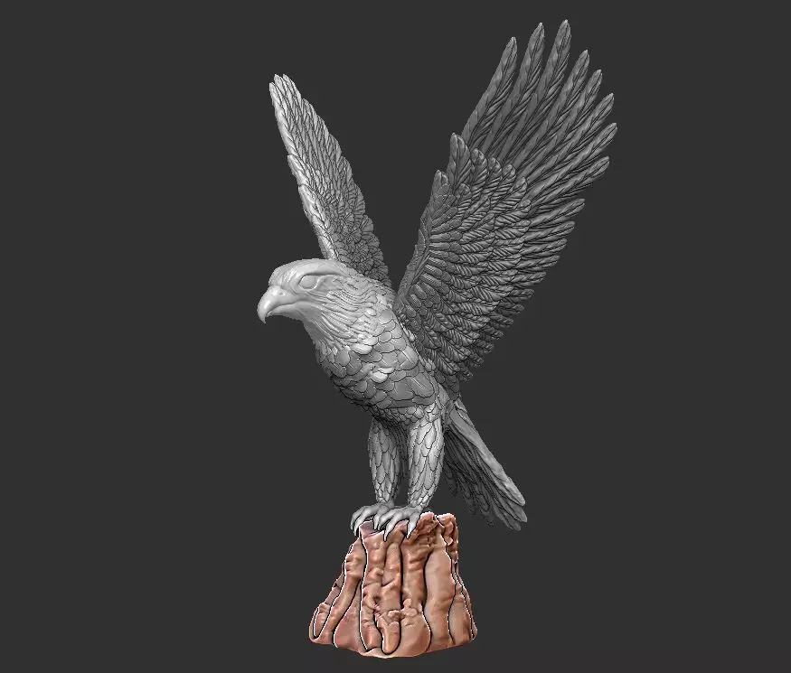 Eagle Ancient 3D print model_21