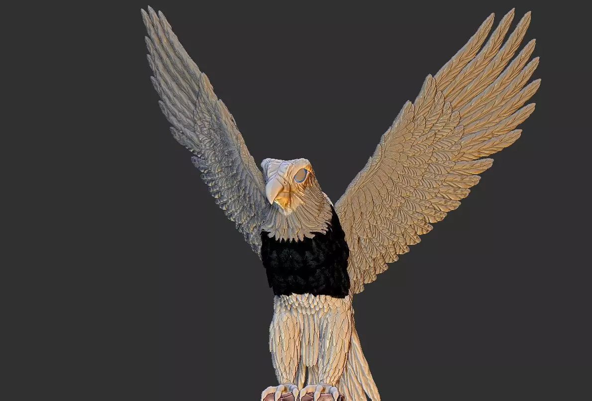 Eagle Ancient 3D print model_18