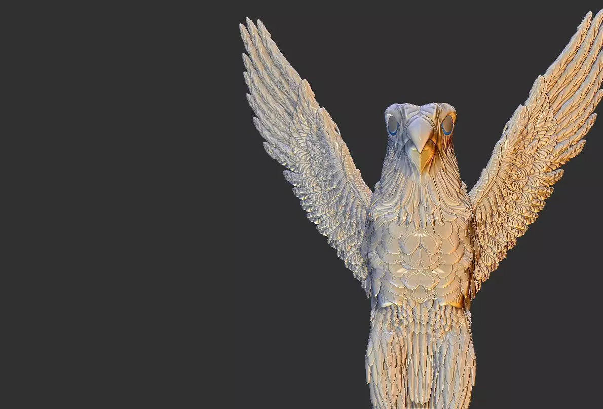 Eagle Ancient 3D print model_17