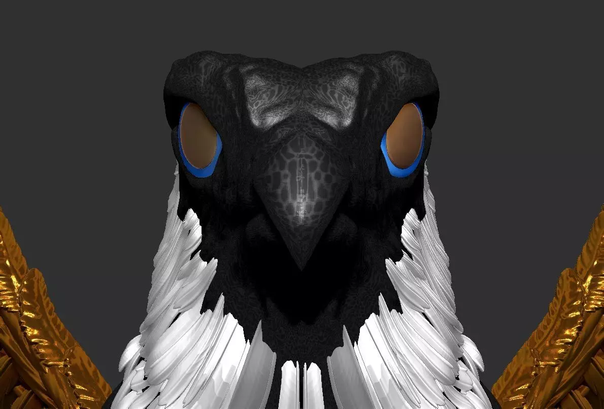 Eagle Ancient 3D print model_6