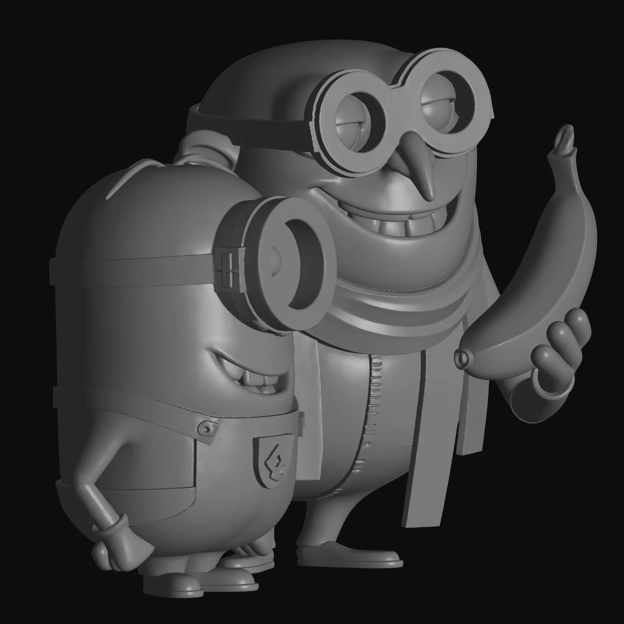 minions boss 3D print model_4