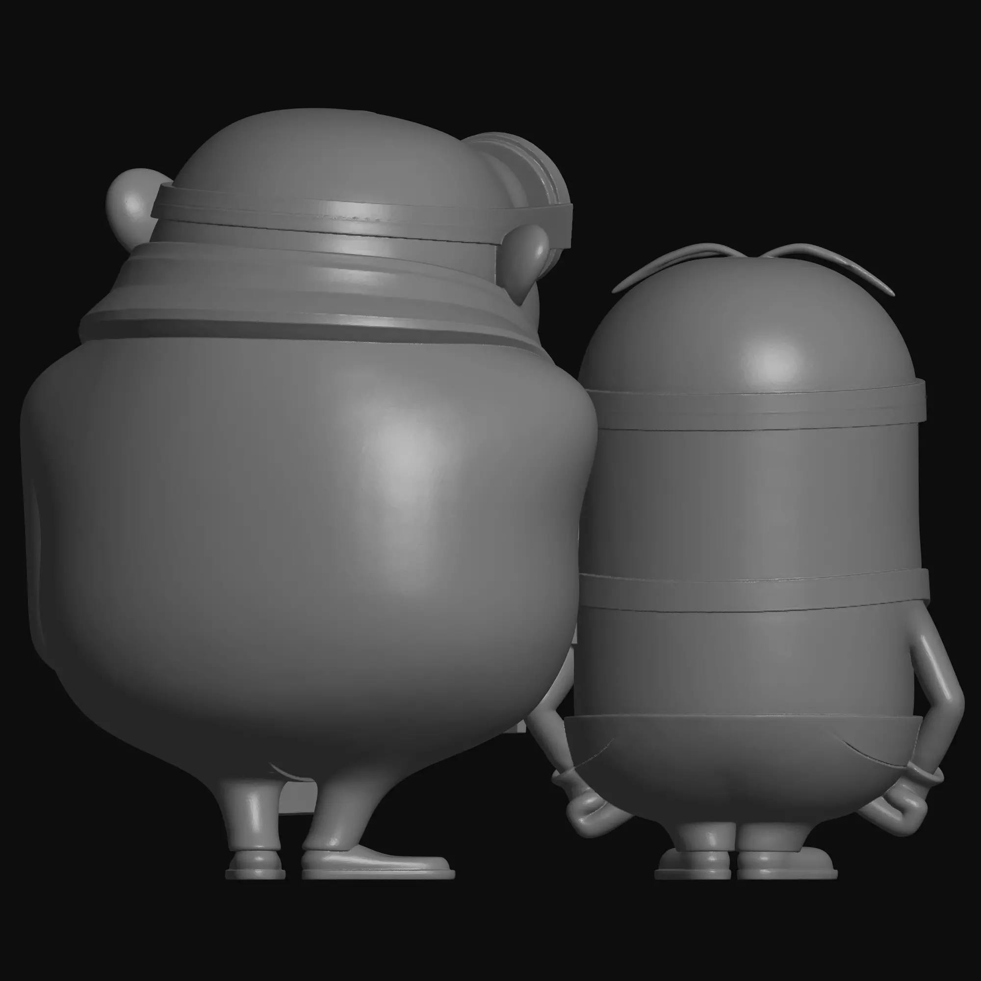 minions boss 3D print model_1