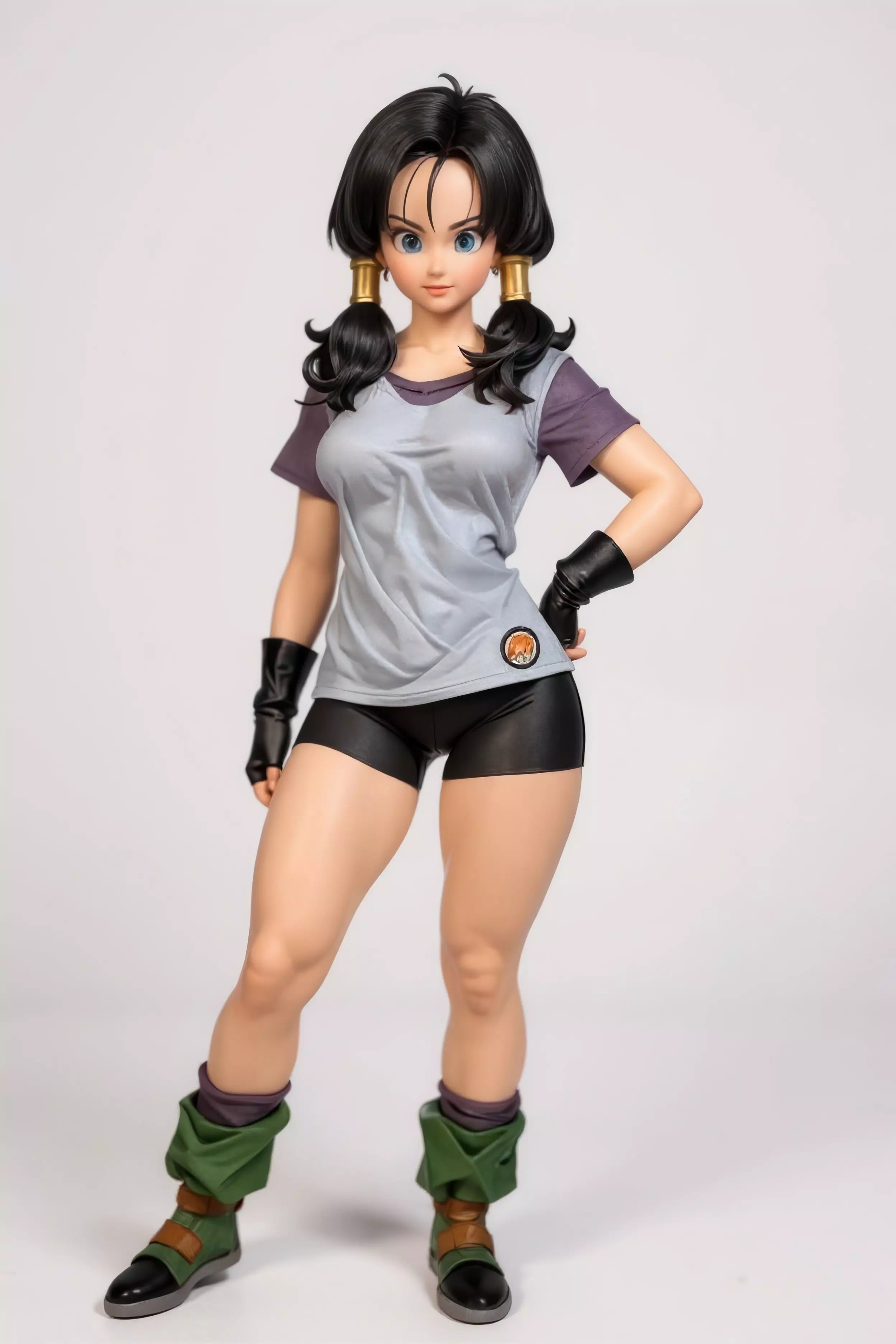 Videl in Casual Training Outfit Dragon Ball Character 3D print model_0