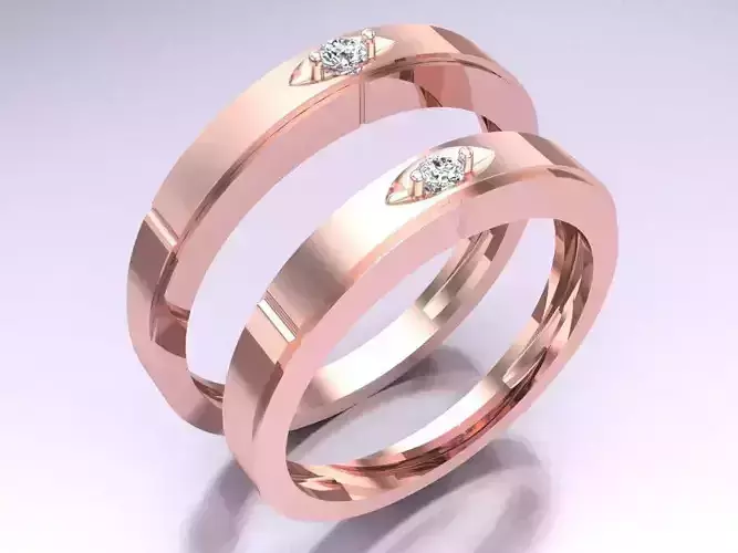 Wedding Rings - N230423 3D print model