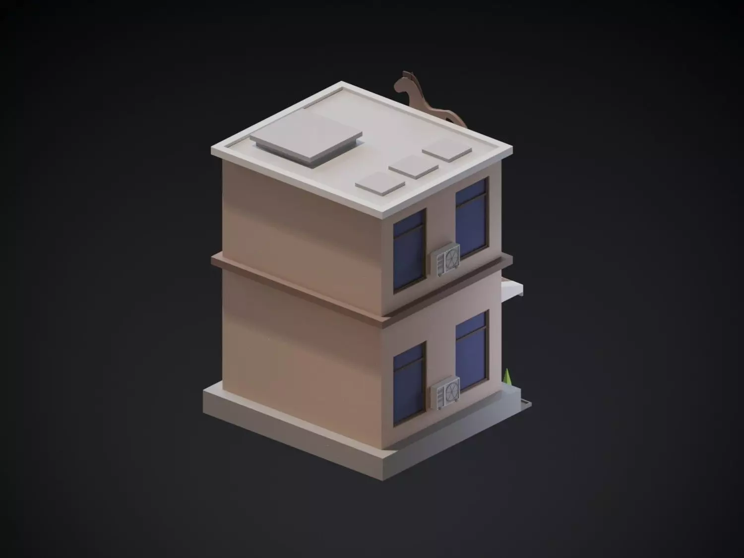 Toy Shop Low-poly 3D model_3