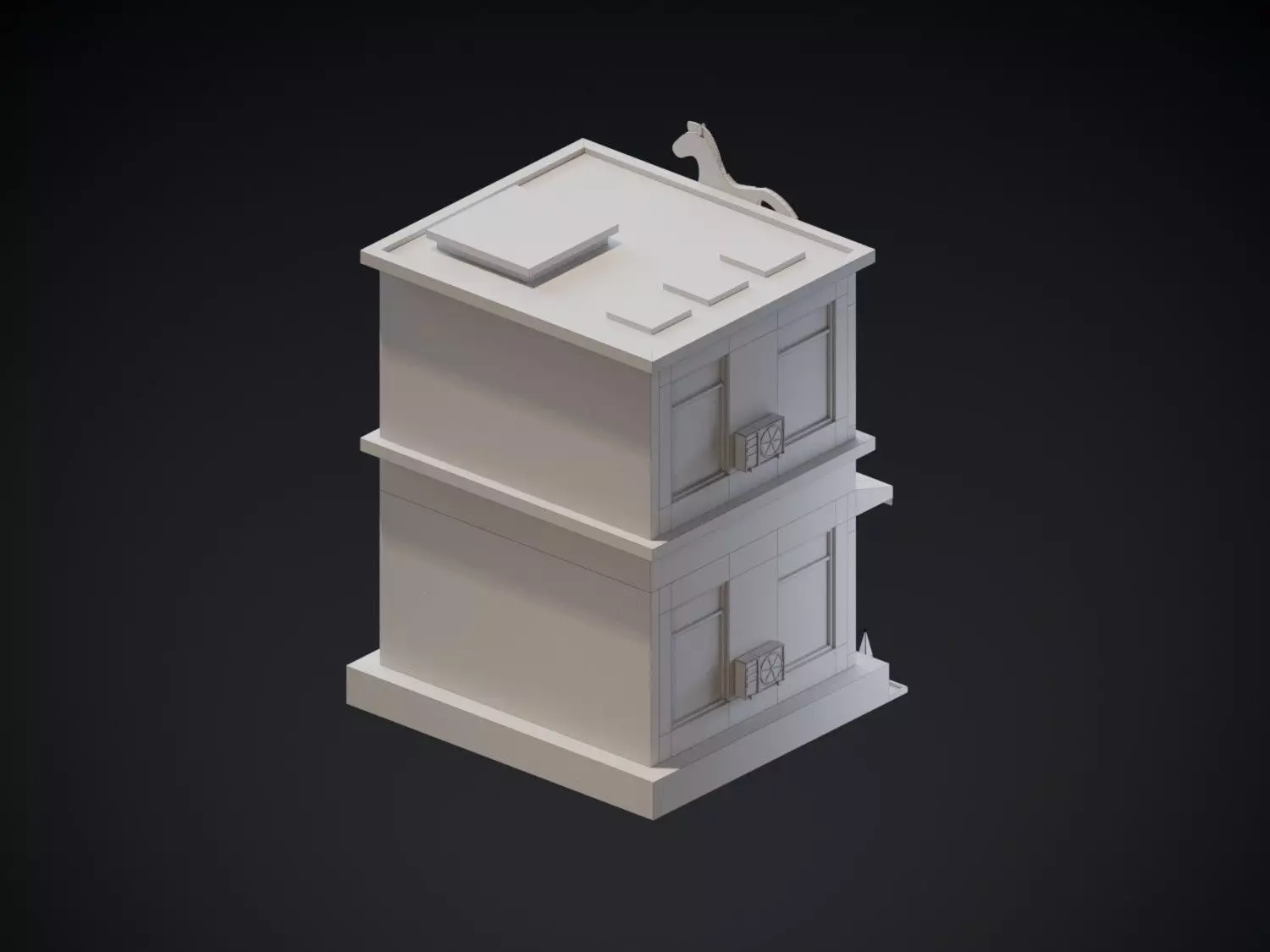 Toy Shop Low-poly 3D model_2