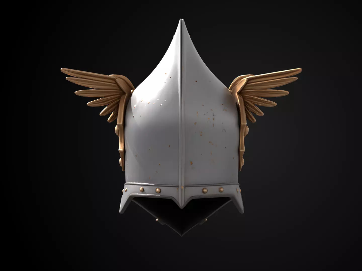 Stylized Medieval Helmet - Griffon Watch 3D print model_6