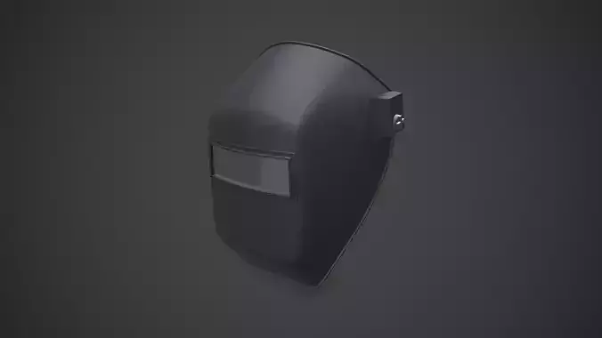 Old Welding Helmet Low-poly PBR Low-poly 3D model