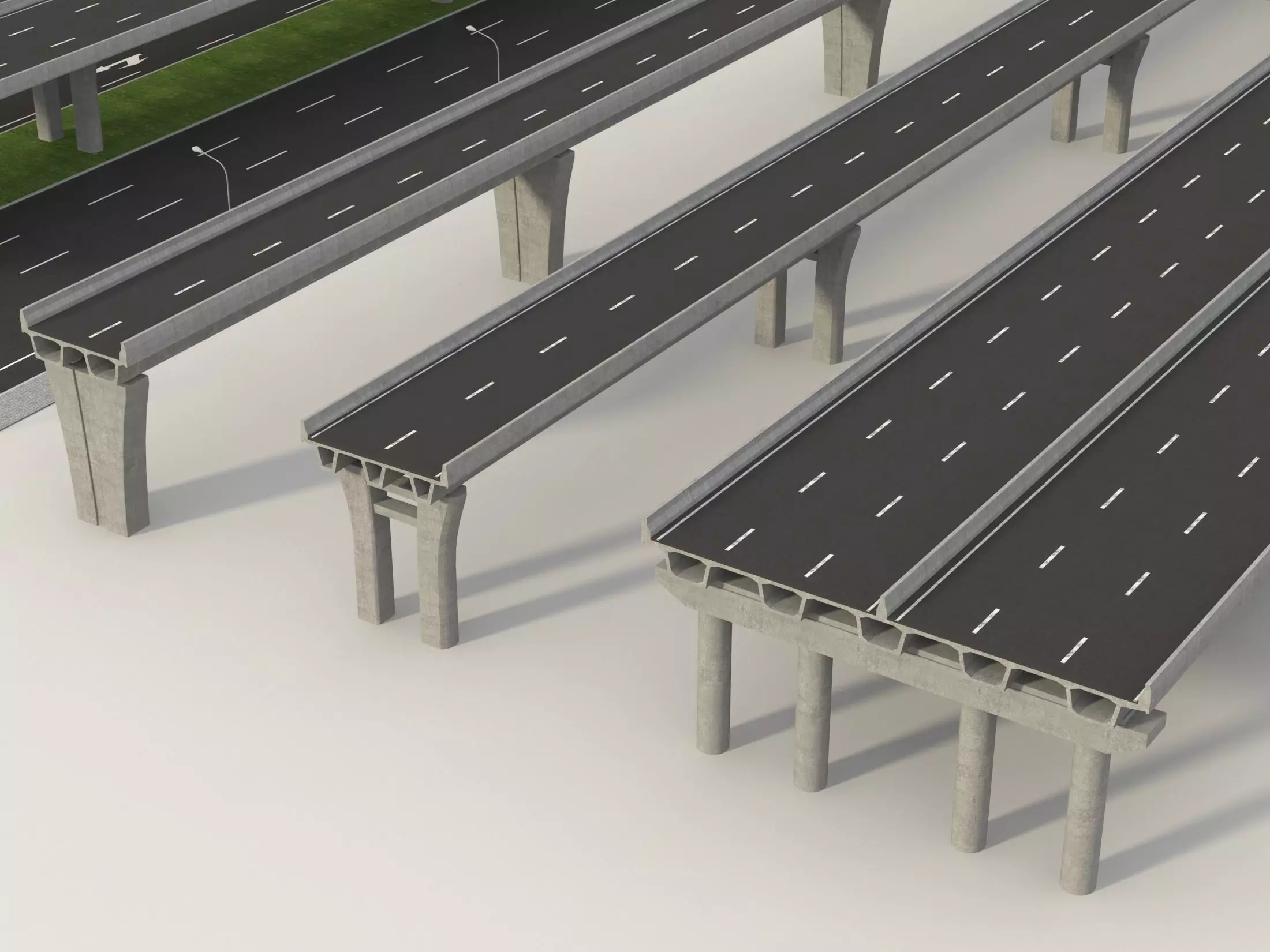 Modular Highway 3D model_3