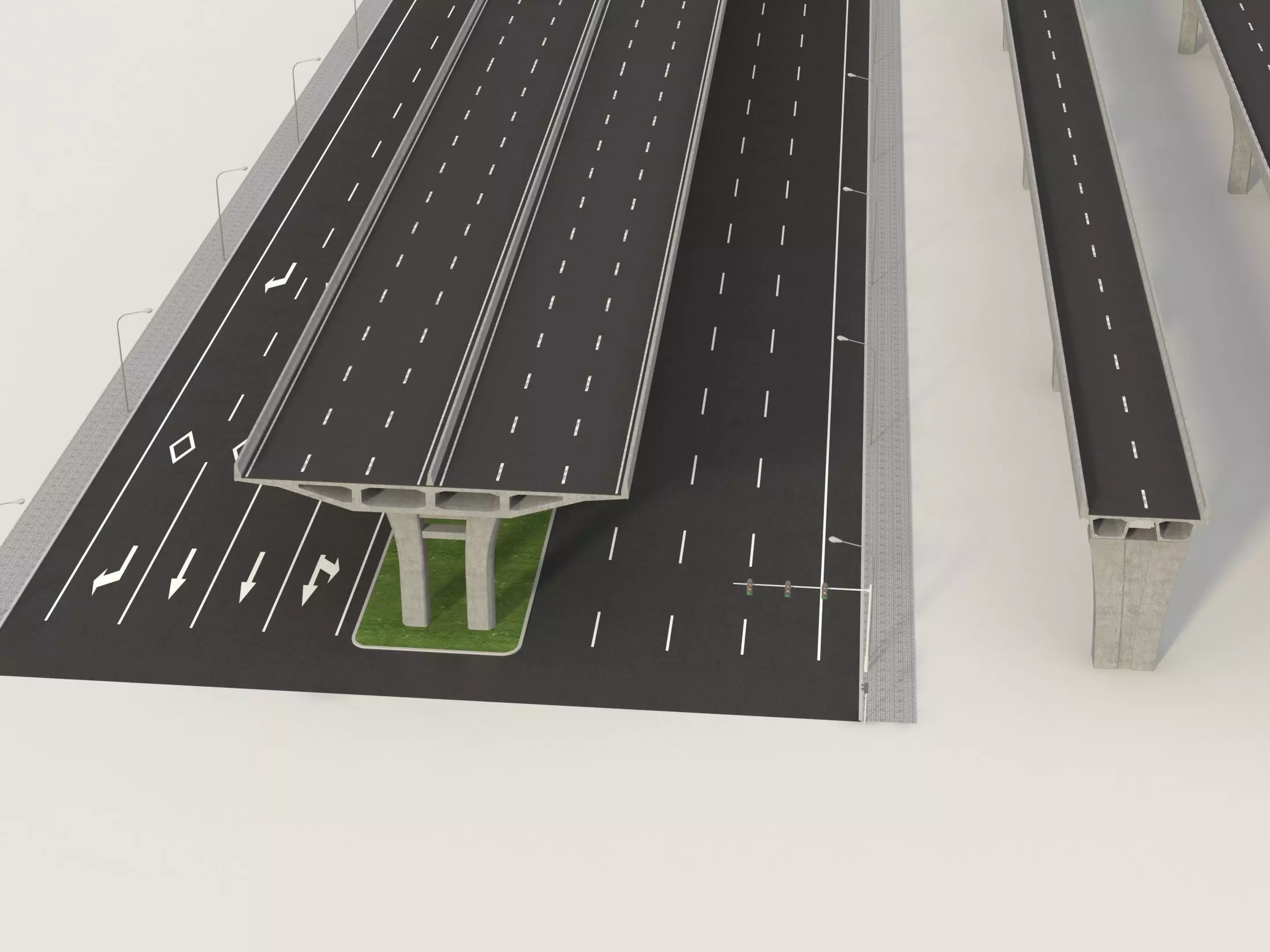 Modular Highway 3D model_1