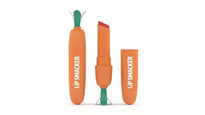 Lip Smacker Carrot Lip Balm 3D model