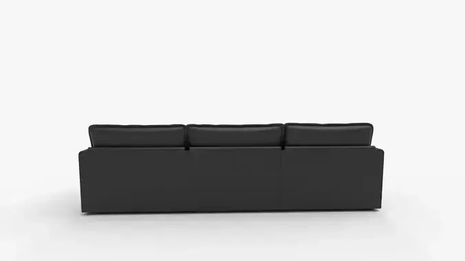 JUMMICO Modular Sectional Sofa Couch 3D model 4
