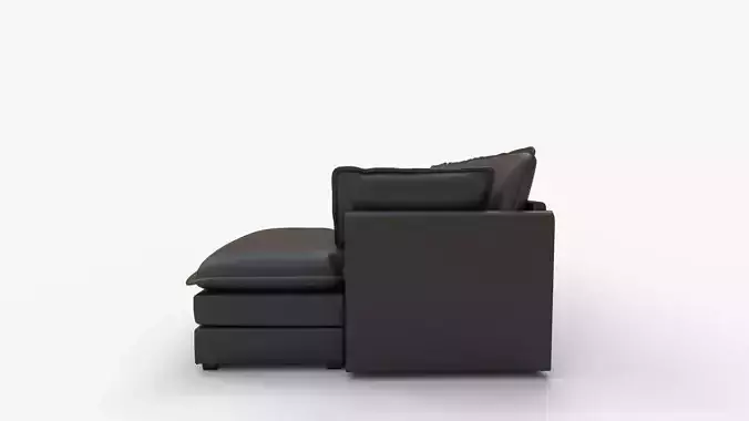JUMMICO Modular Sectional Sofa Couch 3D model 6