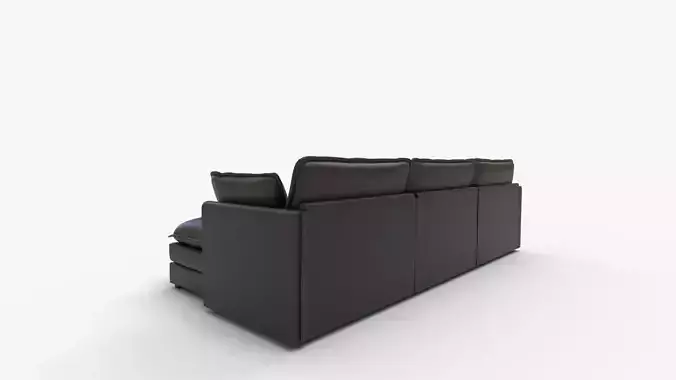 JUMMICO Modular Sectional Sofa Couch 3D model 5