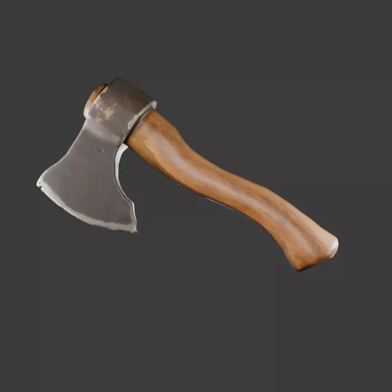 Axe of Antiquity 3D model_2