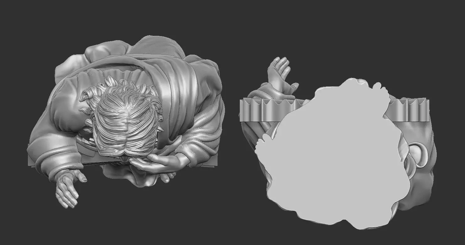 Divine Mercy Jesus Statue 2 3D print model_14