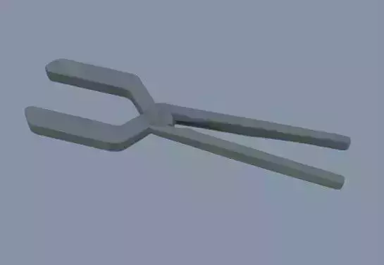 simple plastic laboratory tong