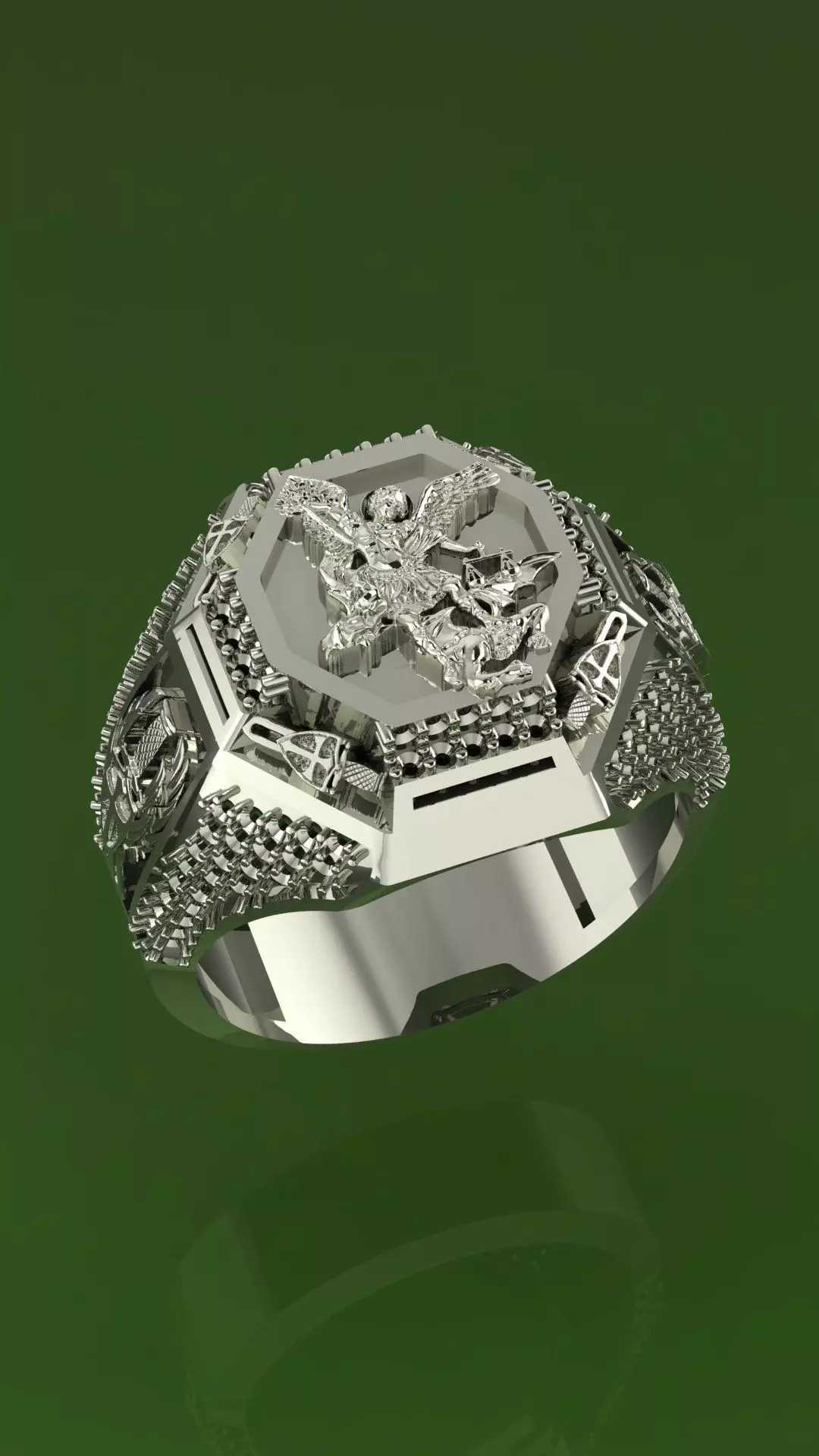 anillo miguel 3D print model