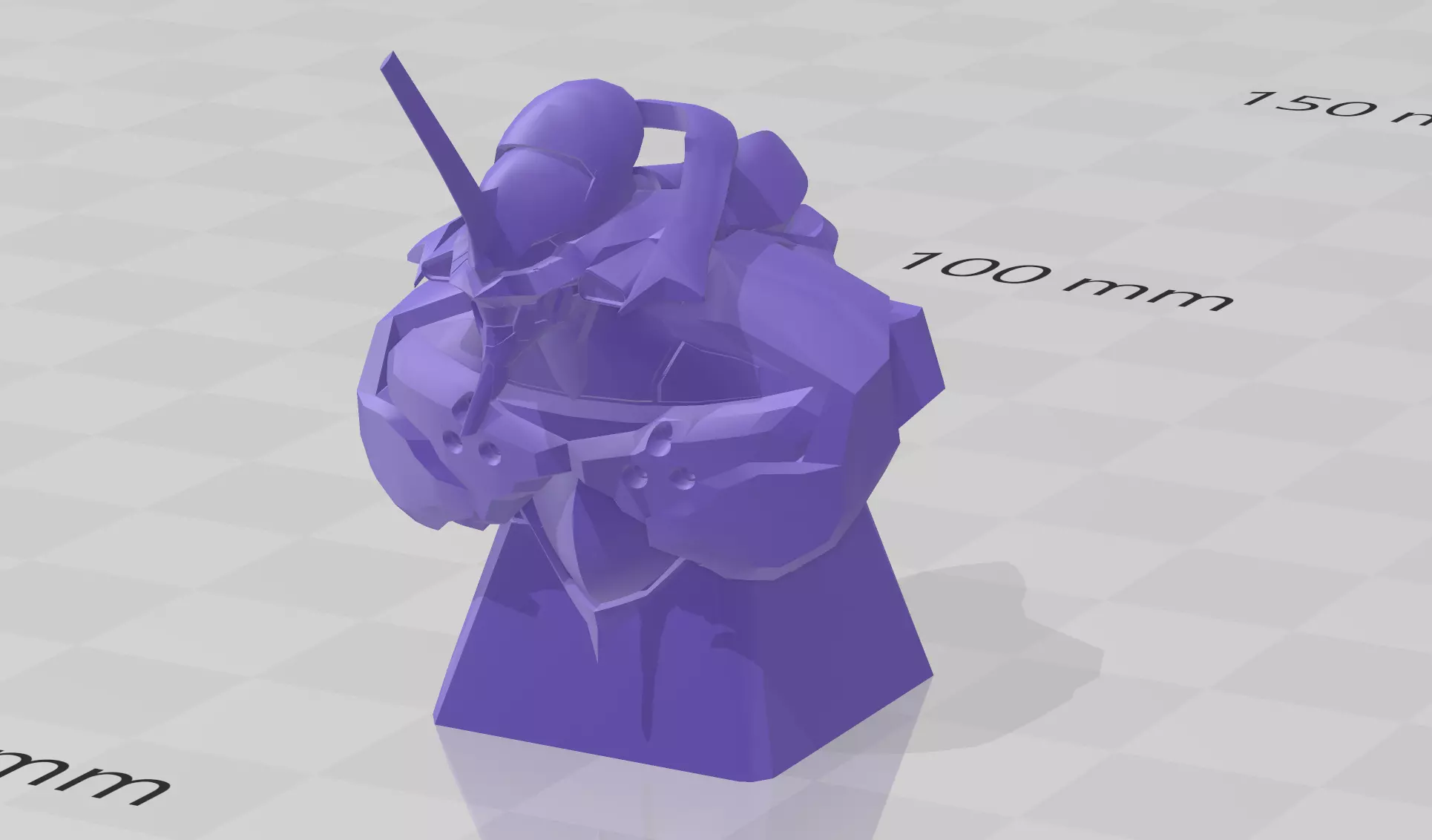 EVANGELION keycap model 3D print model_0