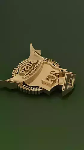 dije escudo 3D print model