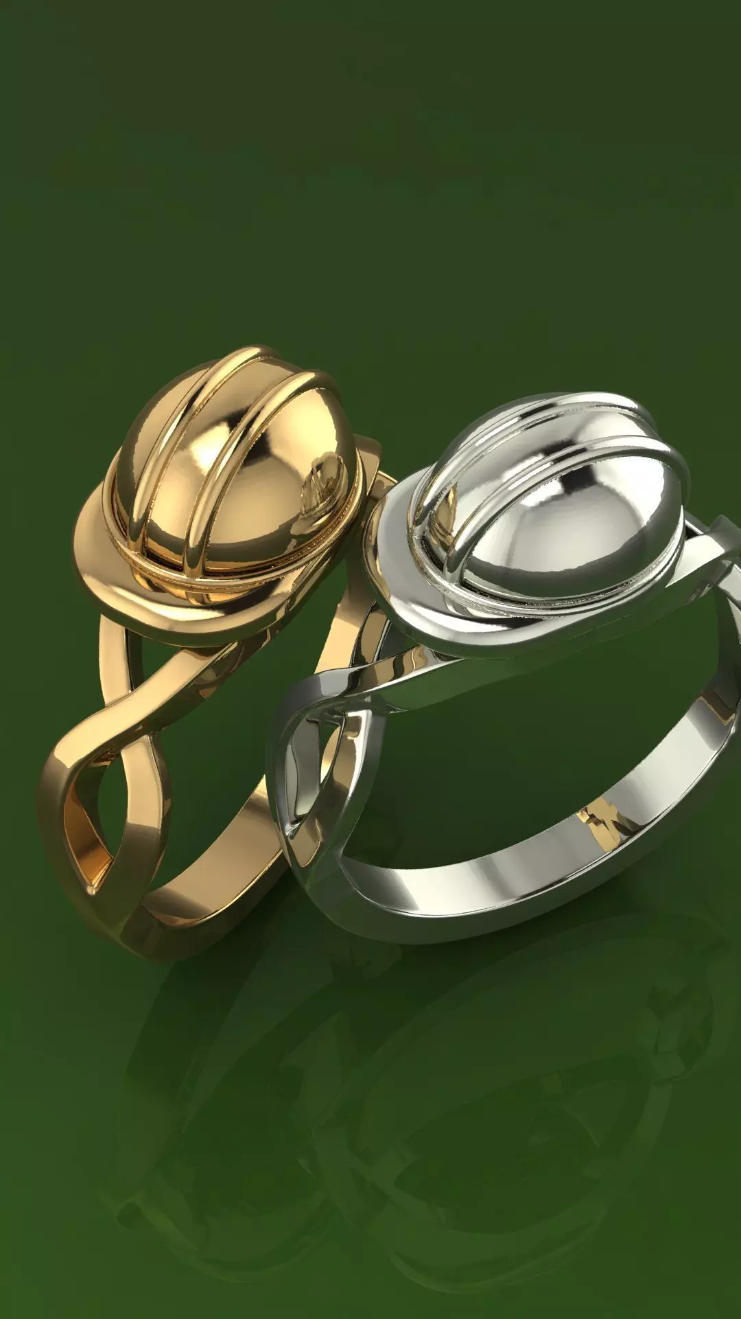 anillo casco ig  3D print model_1