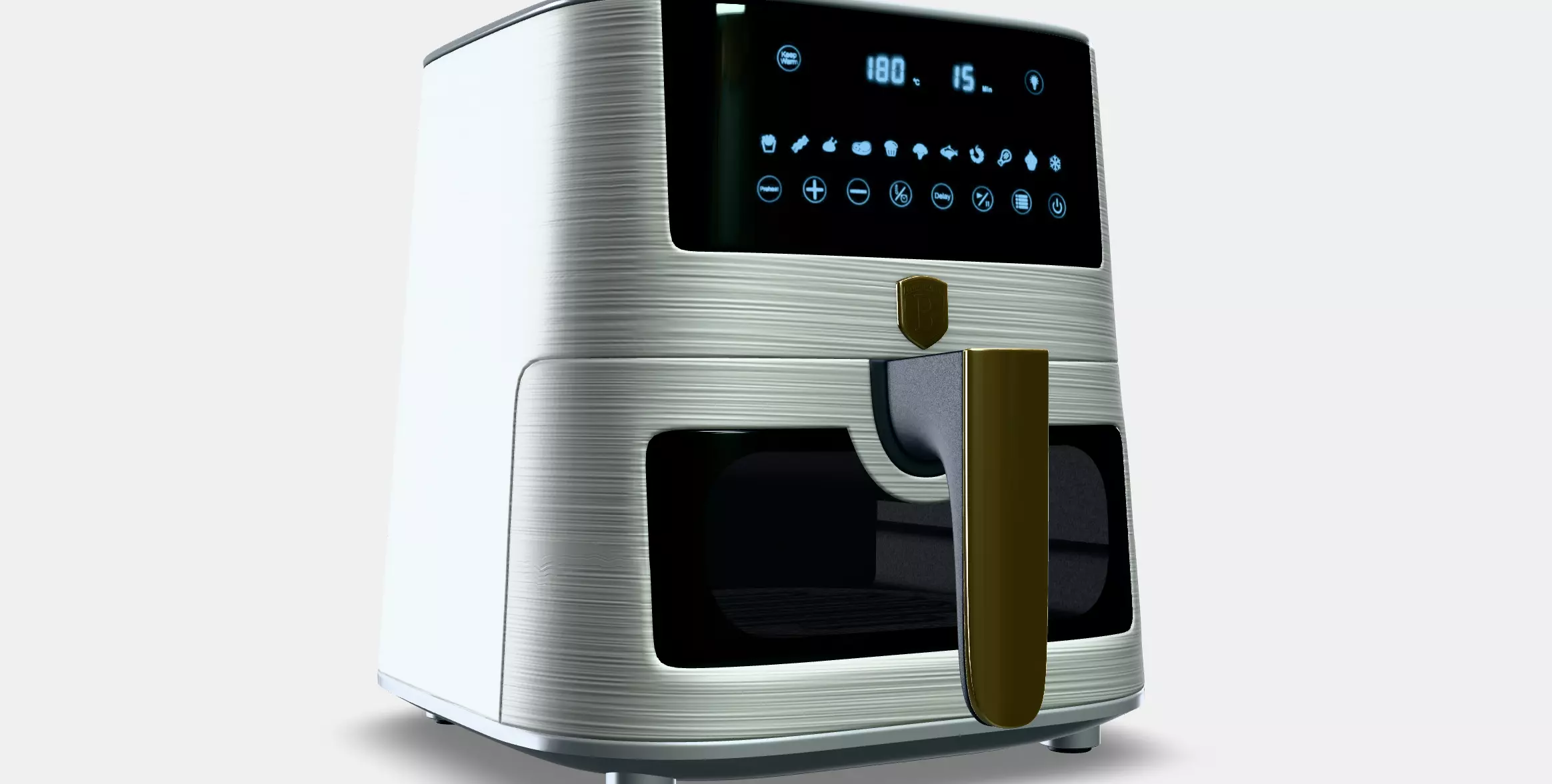 AirFryer with transparent window 5 L 3D model_6