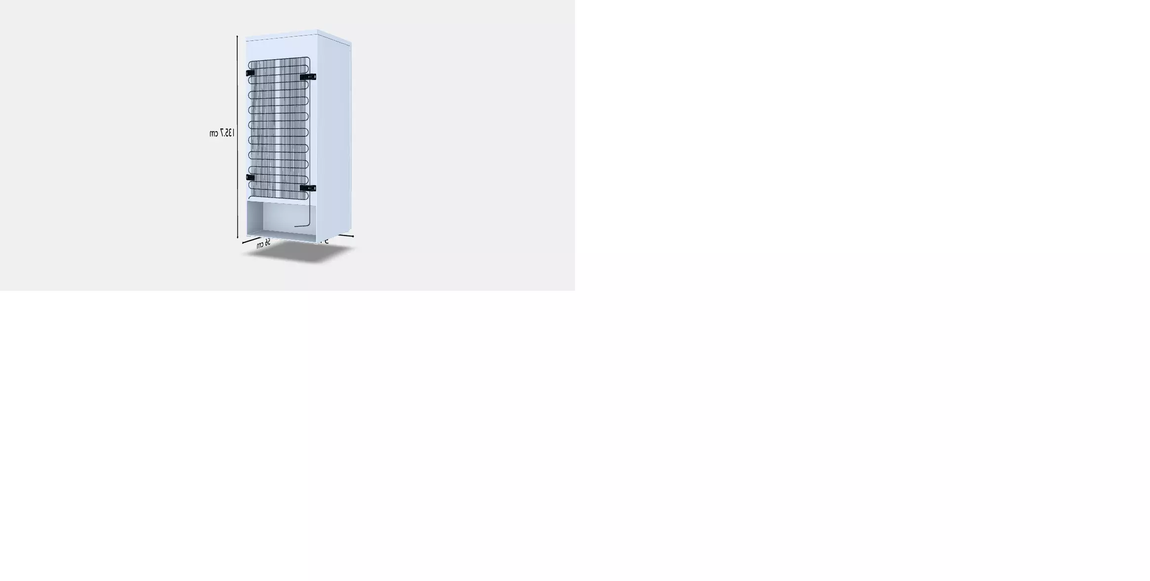 Beko RFSA210K40WN Freezer 3D model_3