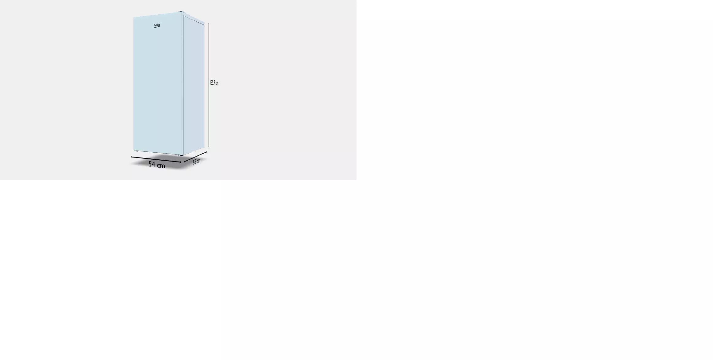 Beko RFSA210K40WN Freezer 3D model_10