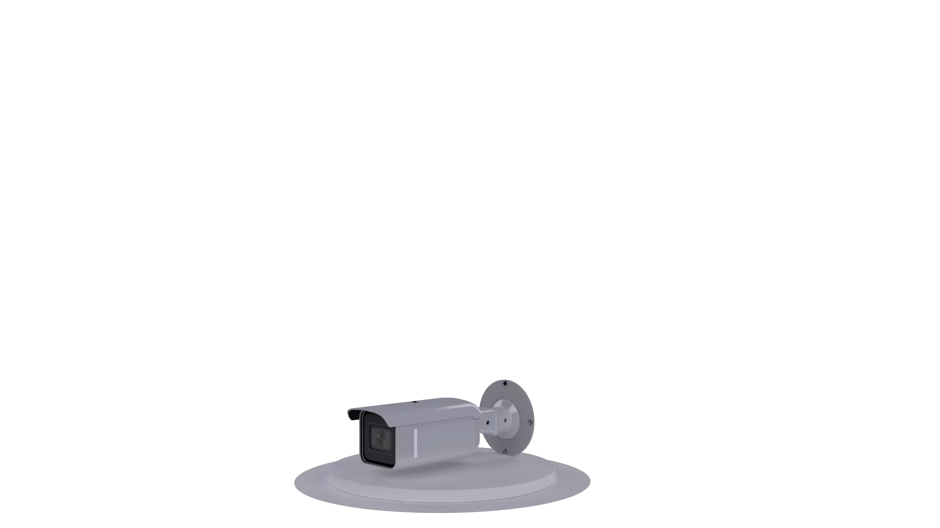 ANPR CAMERA Low-poly 3D model