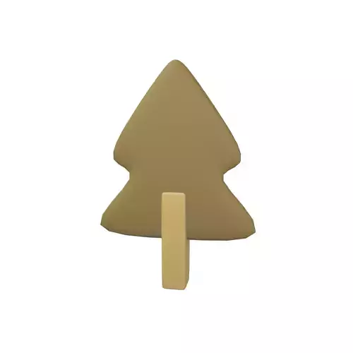 Tree Symbol v1 003 Low-poly 3D model