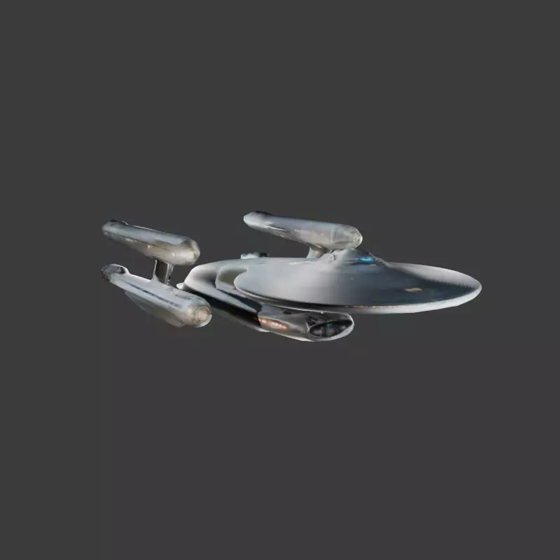 Star trek Voyager 3D model_0