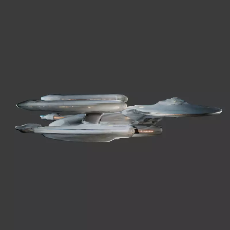 Star trek Voyager 3D model_1
