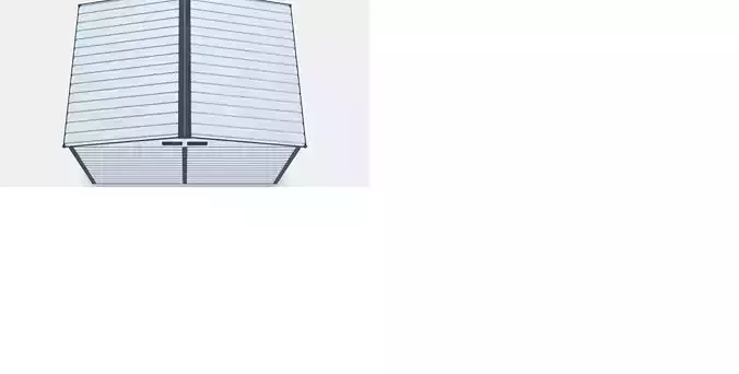 Kansas garden tool storage house 277x195 cm 3 3D model 4