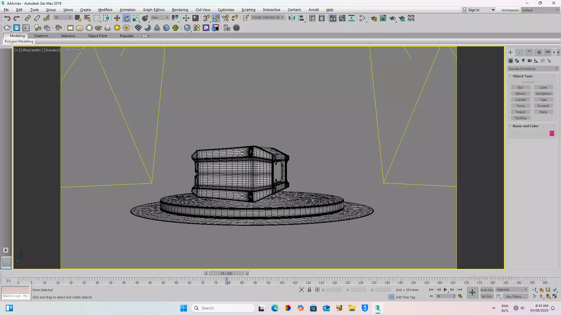 ANPR CAMERA  Low-poly 3D model_4