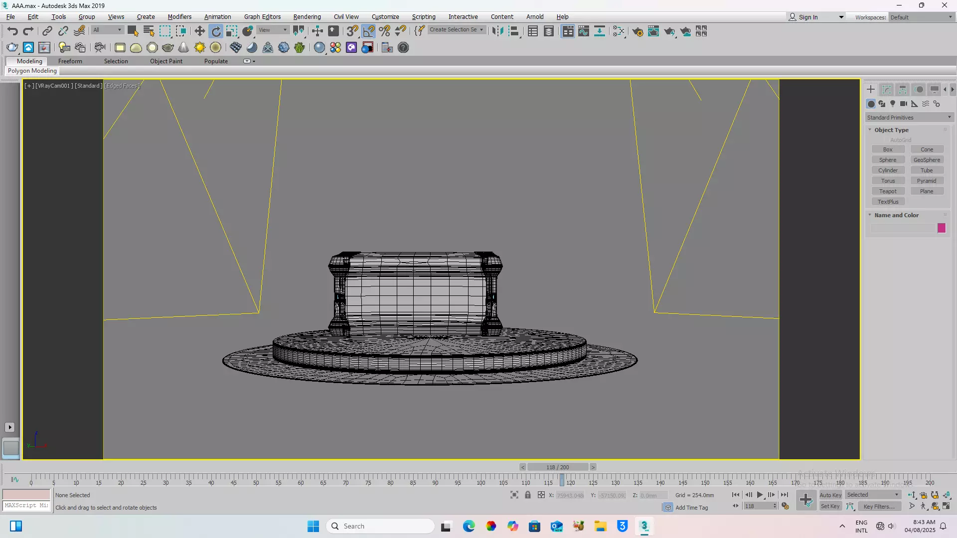ANPR CAMERA  Low-poly 3D model_5